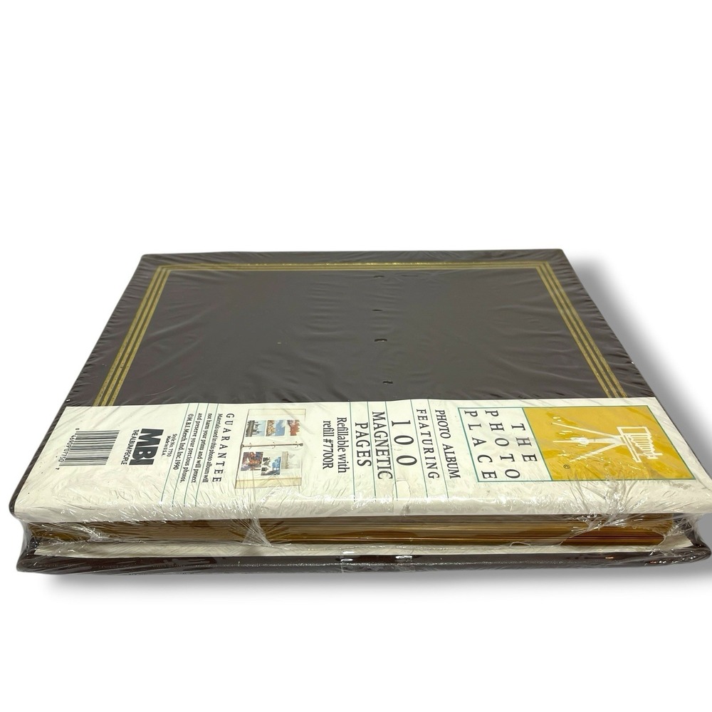 The Library Collection Vintage 100 Page Photo Albums NEW SEALED MBI Brown - Picture 4 of 10